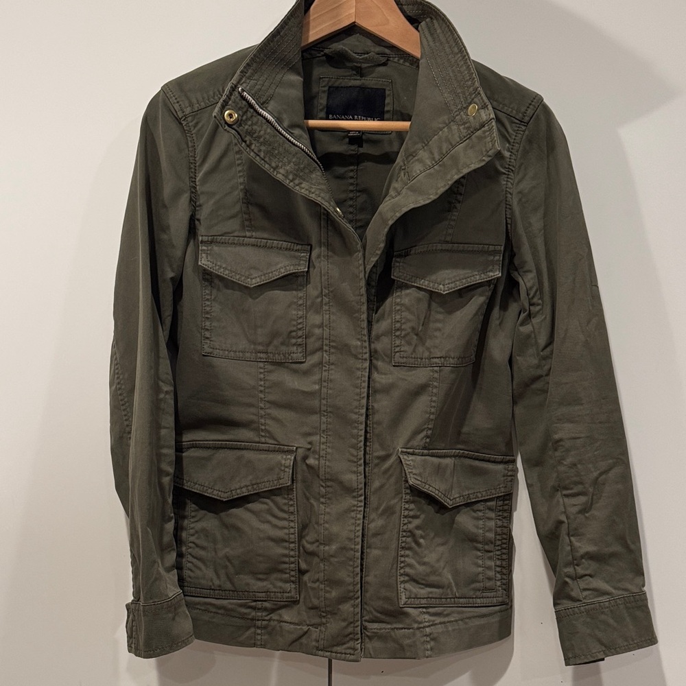 Banana Republic Khaki Utility Jacket